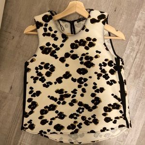 Zara basics sleeveless blouse